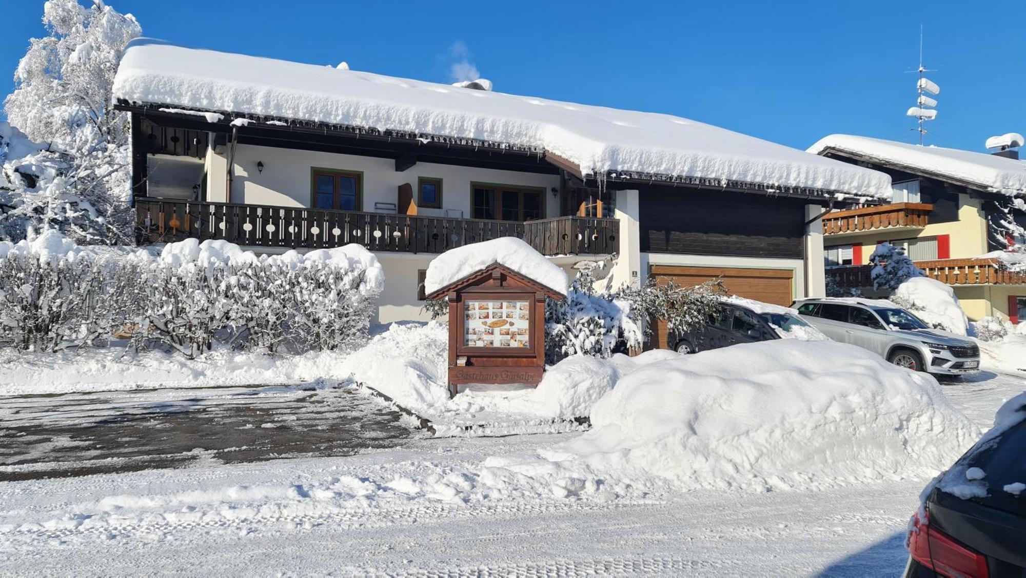 Gaestehaus Gaisalpe Fischen im Allgaeu Buitenkant foto